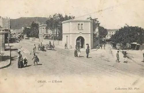 Africa Algeria Oran l'Eveche carriage cart ethnic traditions