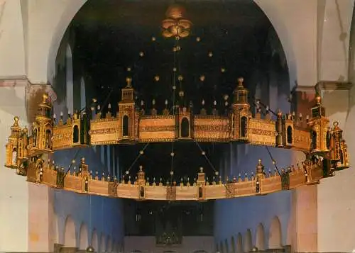 Germany Hildesheim Mariendom Hezilo Leuchter