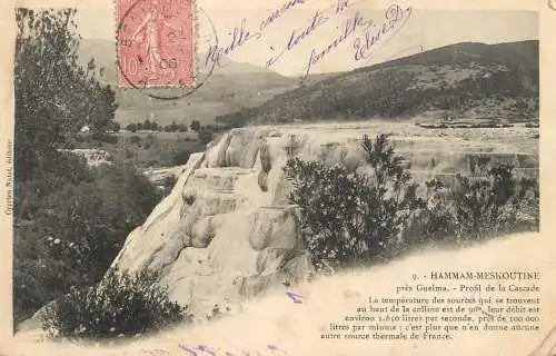 Africa Algeria Guelma Hammam Meskoutine cascade