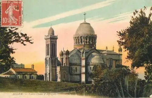 Africa Algeria Alger Notre Dame d'Afrique