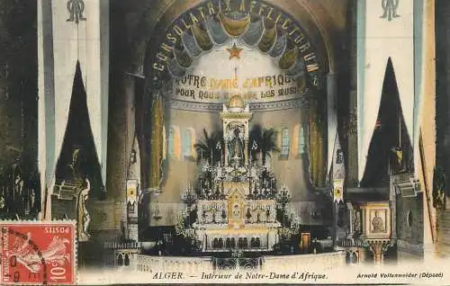 Africa Algeria Alger Notre Dame d'Afrique