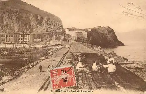 Africa Algeria Oran le fort de Lamoune