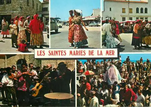 Folklore and traditions costumes folk types scenes les saintes maries de la mer