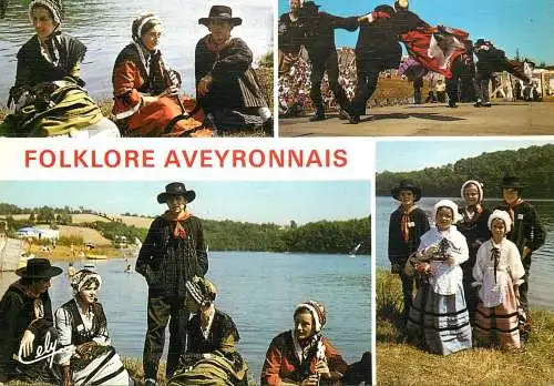 Folklore and traditions costumes folk types scenes folklore Aveyronnais