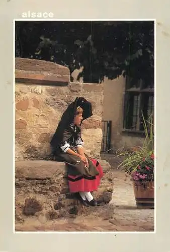 Folklore and traditions costumes folk types scenes Alsace 1993 Bas Rhin
