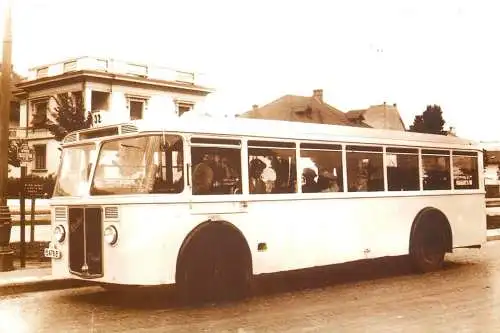 Romania Regia Autonoma de Transport Bucuresti autobuz Henschel Diesel pe Lascar Catargiu 1938