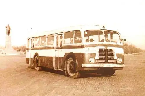 Romania Regia Autonoma de Transport Bucuresti autobuz Skoda Cazan 1957