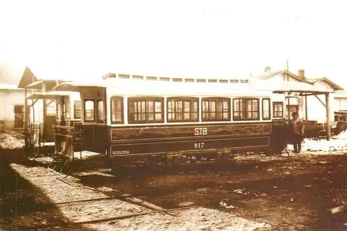 Romania Regia Autonoma de Transport Bucuresti tramvai acoperit cu cai 1929