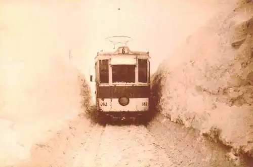 Romania Regia Autonoma de Transport Bucuresti tramvai iarna 1954