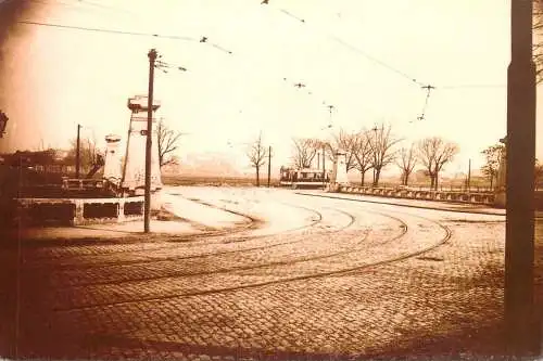 Romania Regia Autonoma de Transport Bucuresti vagon electric pe podul regele Ferdinand