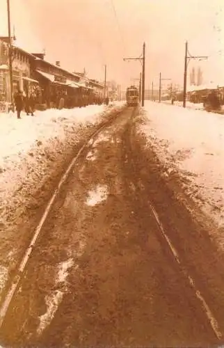 Romania Regia Autonoma de Transport Bucuresti linia Stefan cel Mare zapada tramvai