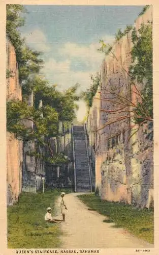 America Antilles Bermuda Queen staircase Nassau