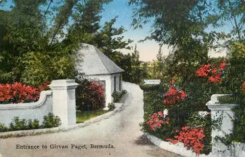 America Antilles Bermuda entrance to Girvan Paget