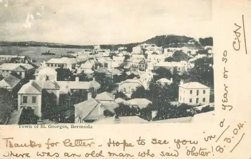 America Antilles Bermuda town of St. Georges