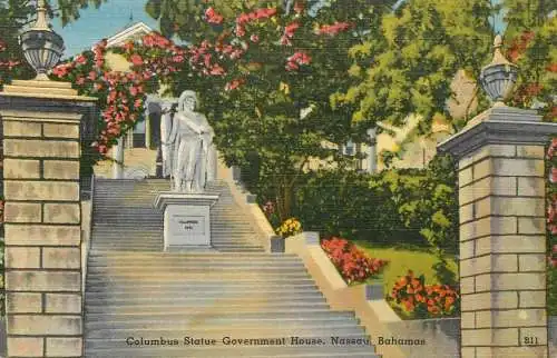 America Antilles Bermuda Nassau Columbus State Government house