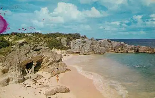 America Antilles Bermuda pink sandy beaches 1970
