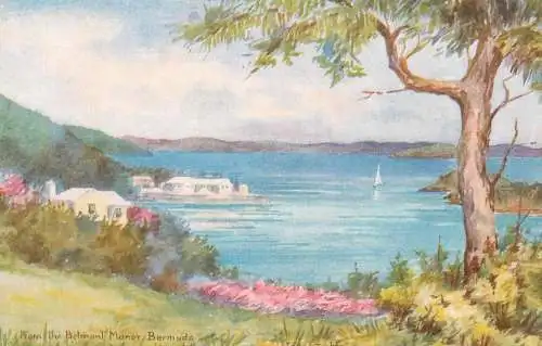 America Antilles Bermuda Belmont Manor painting