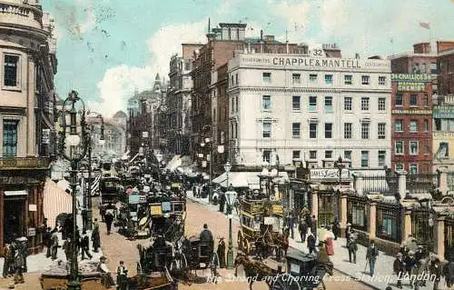 Old London surface transport carriage cart Strand coach bus
