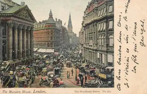 Old London surface transport carriage cart Mansion house