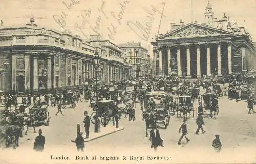 Old London surface transport carriage coach carriage cart BOA Royal Exchange