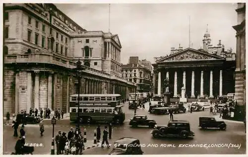 Old London surface transport double decker bus automobile