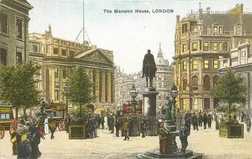 Old London surface transport Mansion house bus carriage
