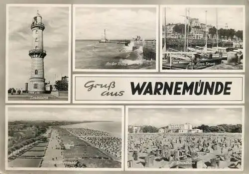 Germany grub aus Warnemunde lighthouse
