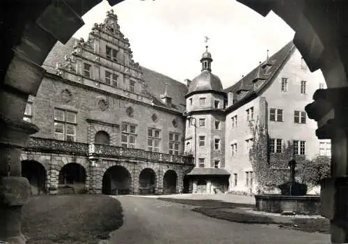 Germany Weikersheim schlosshof