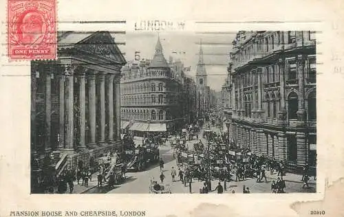 United Kingdom England London Mansion house Cheapside