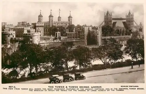 United Kingdom England London Tower of London tower bridge automobile