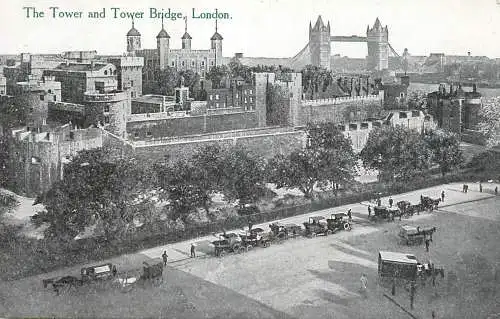 United Kingdom England London Tower of London tower bridge automobile