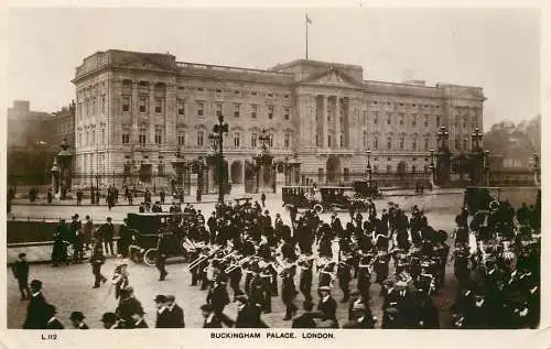 United Kingdom England London Buckingham Palace parade band military uniform