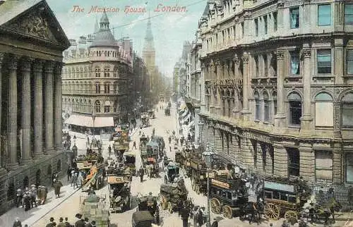 United Kingdom England Old London Mansion House cariage coach elegance bus