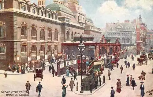 United Kingdom England Old London Broad street cariage coach elegance bus