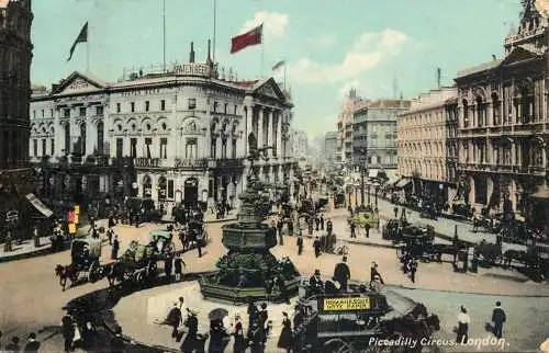 United Kingdom England Old London Piccadilly cariage coach elegance bus