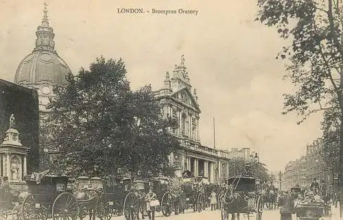 United Kingdom England Old London Brompton oratory cariage coach