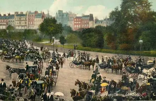 United Kingdom England Old London surface transport Hyde Park Corner cariage coach