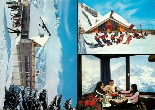 Switzerland Champery-Planachaux Restaurant "Plein Ciel" multi view