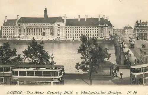 United Kingdom England London New County Hall Westminster bridge