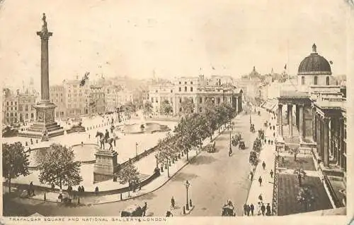 United Kingdom England London Trafalgar Square and National Gallery