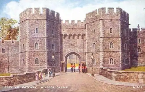 United Kingdom England London Windsor castle Henry VIII gateway