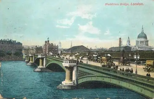 United Kingdom England London Blackfriars bridge
