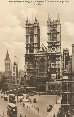 United Kingdom England London Westminster Abbey St. Margaret's church tram bus