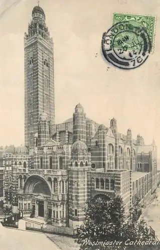United Kingdom England Westminster cathedral
