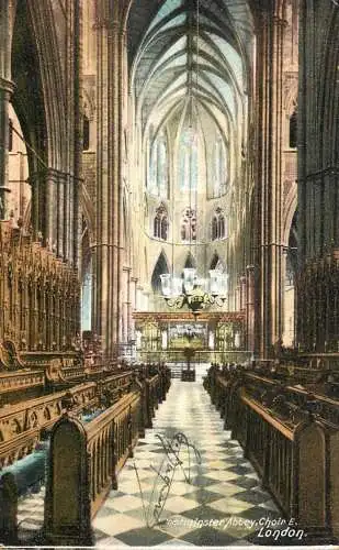 United Kingdom England London Westminster Abbey choir E