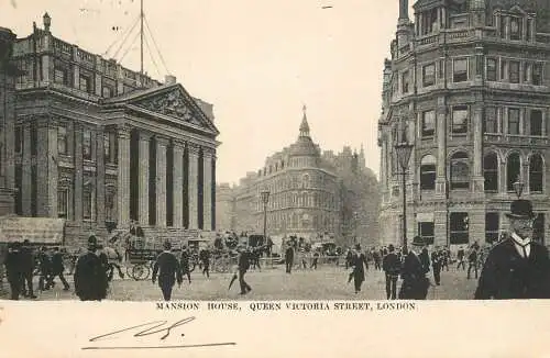 United Kingdom England London Mansion house Queen Victoria street