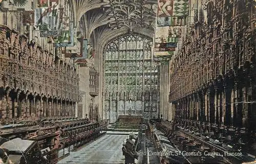 United Kingdom England London Windsor choir east St Georges chapel