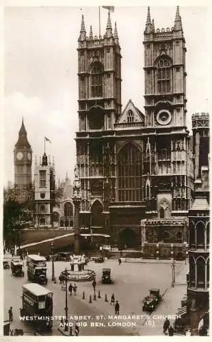 UK England London Westminster Abbey bus