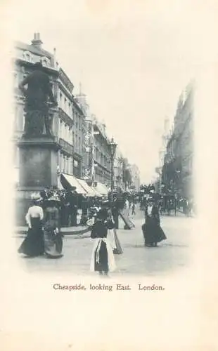 UK England London Cheapside looking East