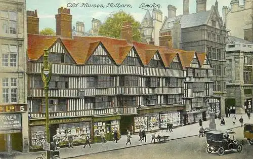 UK England London Holborn old houses